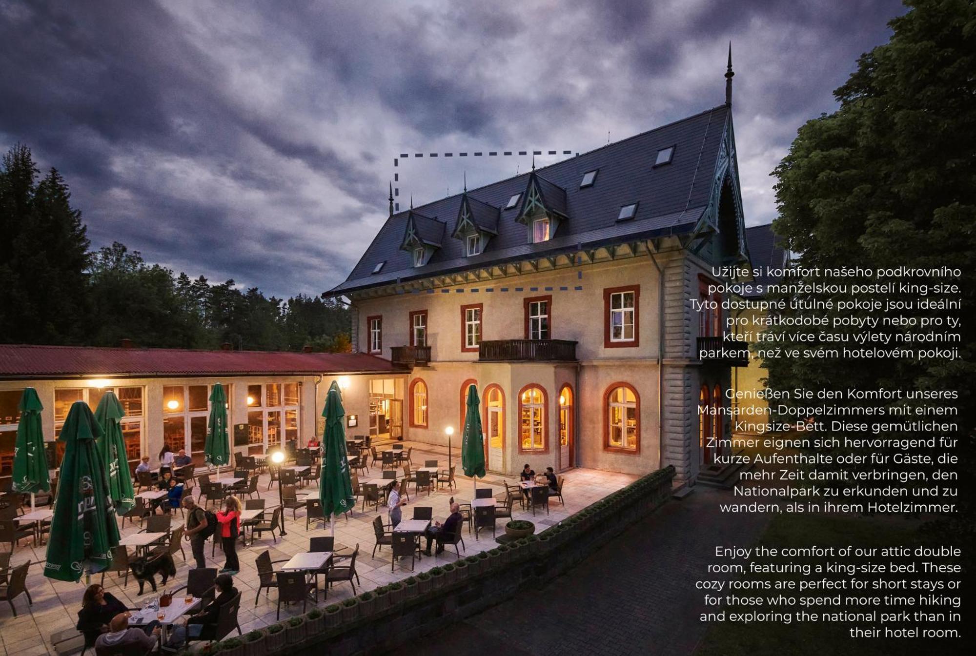 Hotel Mezni Louka Грженско Номер фото